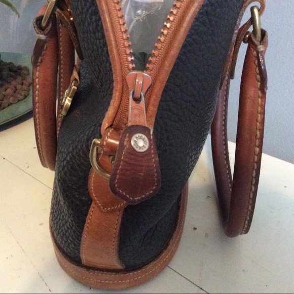 Dooney & Bourke Black Leather Satchel - Picture 3 of 8